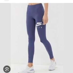 Nike Air Womens Dri Fit Tight Fit Air GX 7/8  Leggings Med